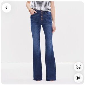 Madewell Blue Flare Jeans